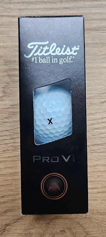 Titleist Pro V1 Golfbälle, Text: X - 3 Bälle
