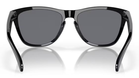 Oakley Frogskins Polished Black w/ Grey Sonnenbrille