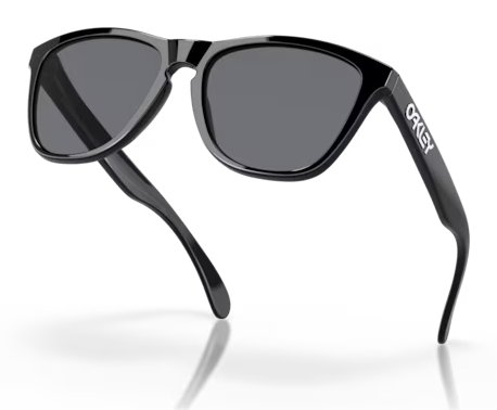 Oakley Frogskins Polished Black w/ Grey Sonnenbrille