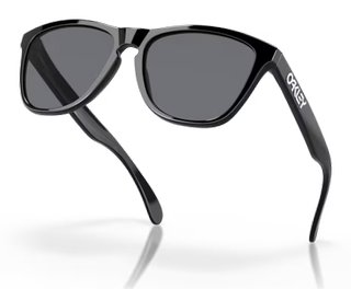 Oakley Frogskins Polished Black w/ Grey Sonnenbrille