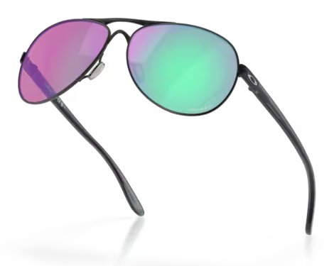Oakley Feedback Sonnenbrille, Prizm Golf Gläser, Satin Black Rahmen