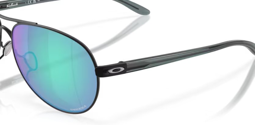 Oakley Feedback Sonnenbrille, Prizm Golf Gläser, Satin Black Rahmen