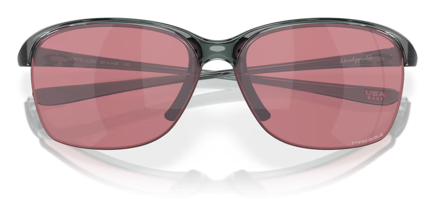 Oakley Unstoppable Sonnenbrille, Prizm Dark Golf Lenses/Crystal Black Frame