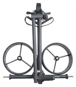 Davies Caddy SMART DHC Elektro-Trolley, schwarz/rote Räder