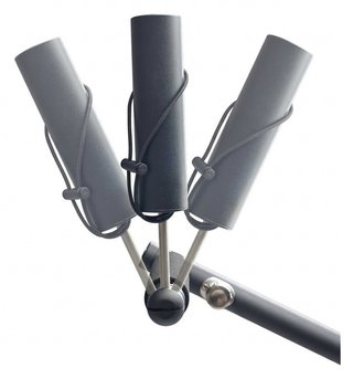 Davies Caddy Compact Schirmhalter für Davies Caddy SMART und QUICK FOLD, schwarz matt