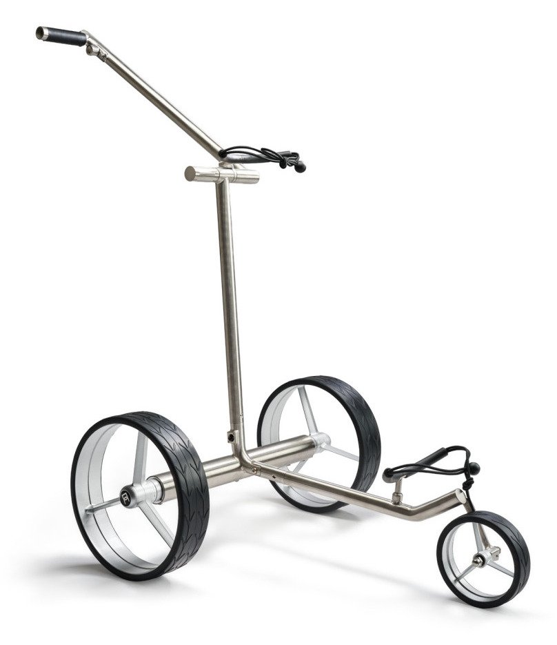 Davies Caddy Premium L Elektro-Trolley, schwarz/graue Räder