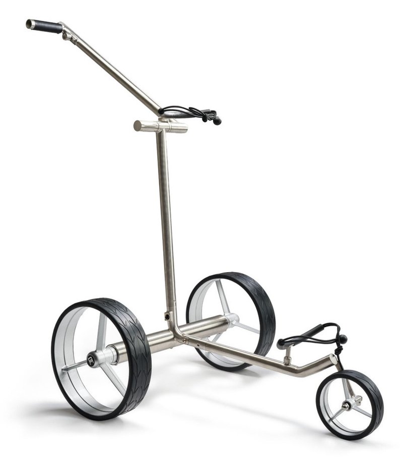 Davies Caddy Premium L Elektro-Trolley, schwarz/graue Räder