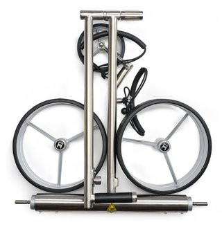 Davies Caddy Premium L Elektro-Trolley, schwarz/graue Räder