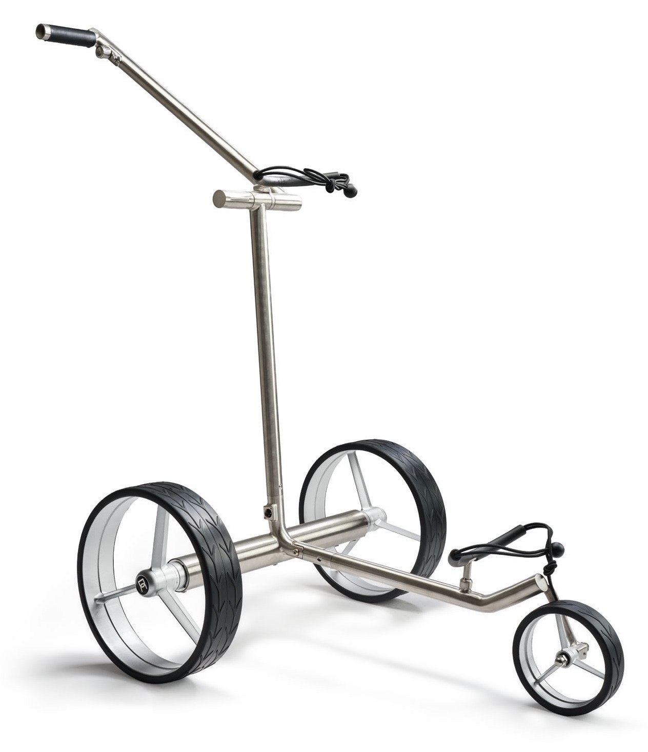 Davies Caddy Premium L Brush elektrischer Trolley, silber