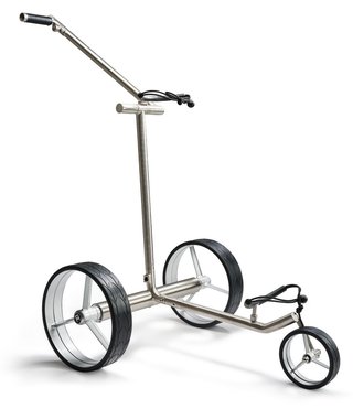 Davies Caddy Premium L Brush elektrischer Trolley, silber