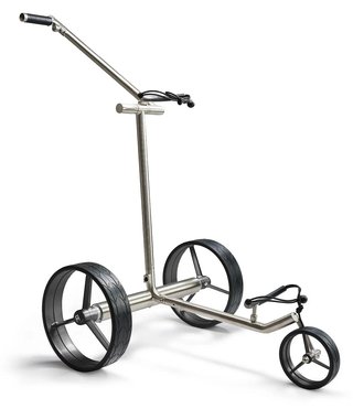 Davies Caddy Premium L Brush elektrischer Trolley, silber