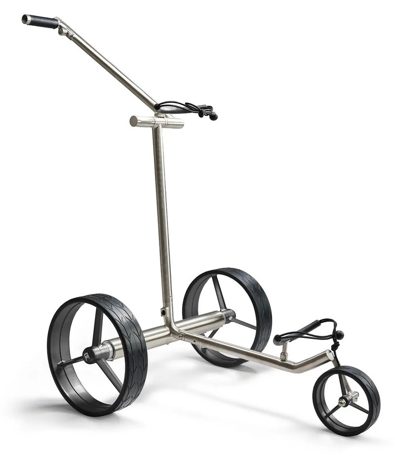 Davies Caddy Premium L Brush elektrischer Trolley, silber