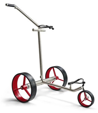 Davies Caddy Premium L Brush elektrischer Trolley, silber