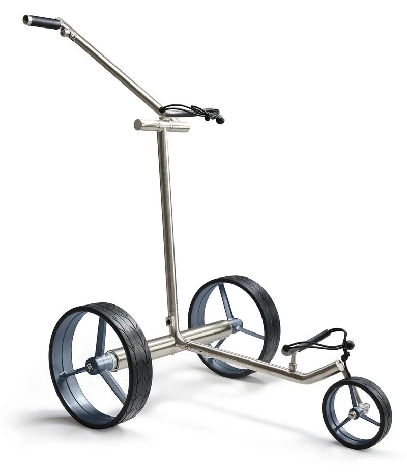 Davies Caddy Premium L Brush elektrischer Trolley, silber