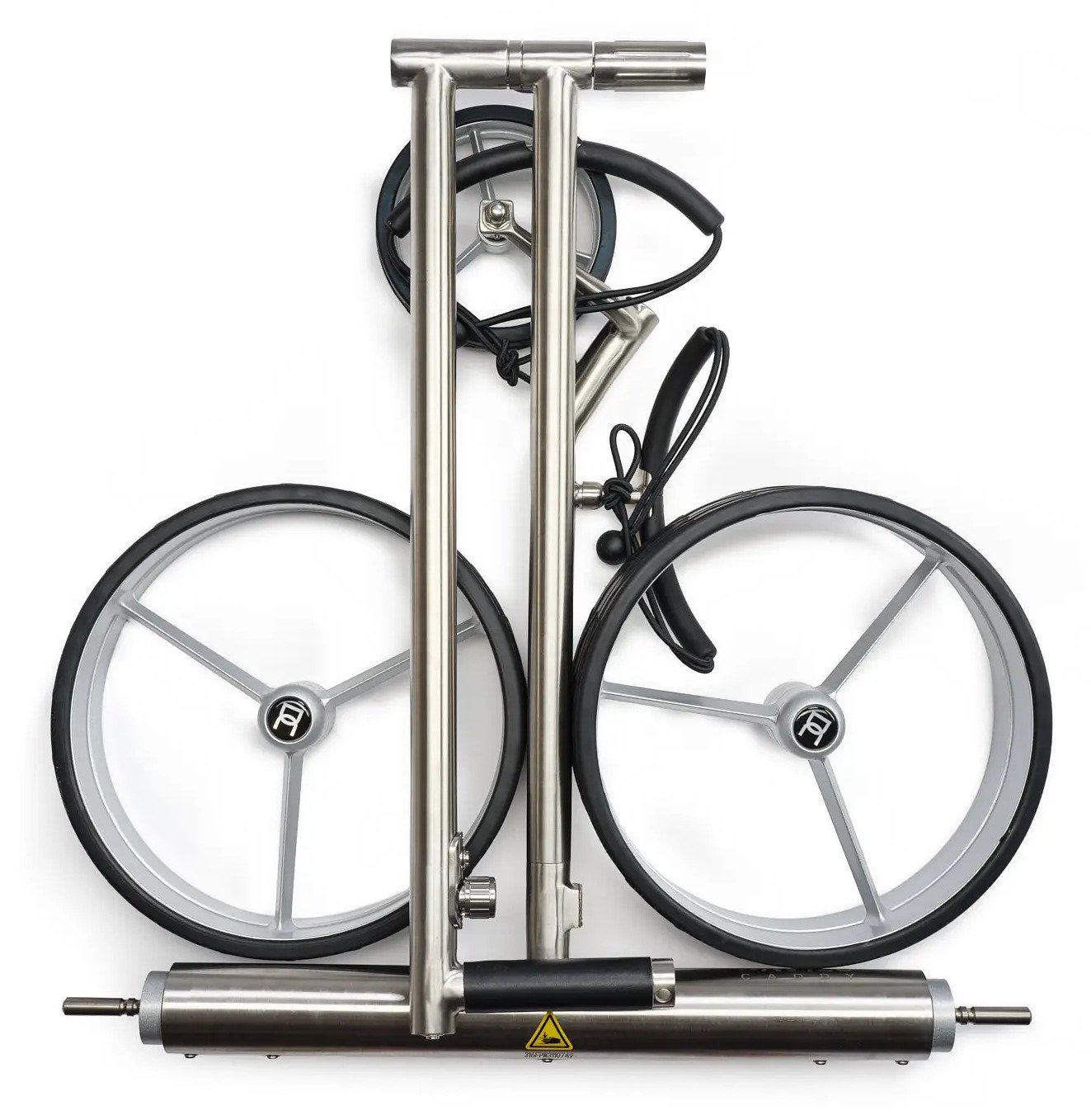 Davies Caddy Premium L Brush elektrischer Trolley, silber