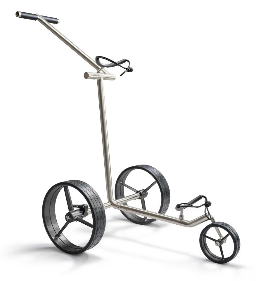 Davies Caddy Elegant manueller Trolley, brush/black star wheels