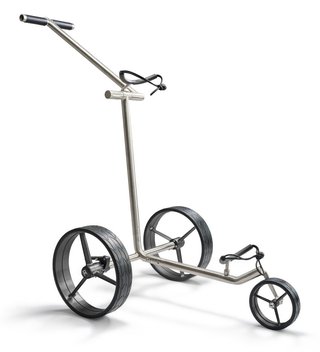 Davies Caddy Elegant manueller Trolley, brush/black star wheels