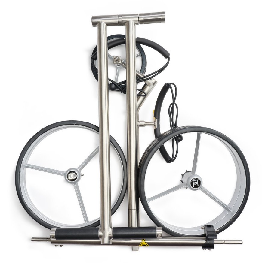 Davies Caddy Elegant manueller Trolley, brush/black star wheels