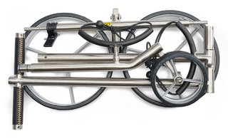 Davies Caddy Elegant manueller Trolley, brush/black star wheels