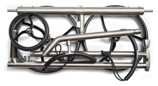 Davies Caddy Titan Elektro-Trolley, grau/schwarze Räder