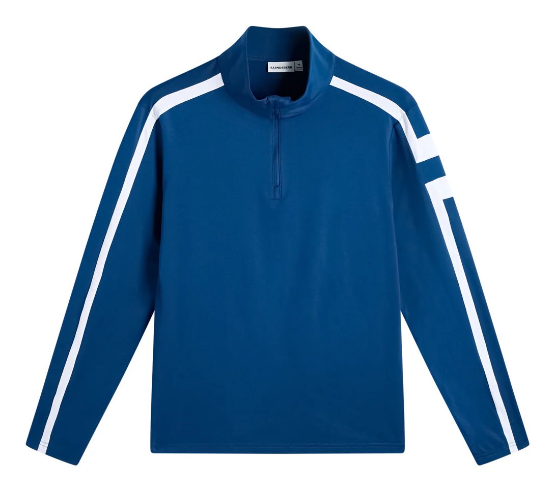 J.Lindeberg Keaton Quarter Zip Mid Layer Herren Midlayer, Estate Blue