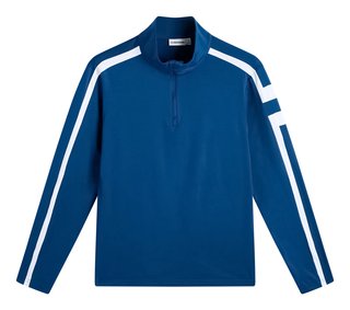 J.Lindeberg Keaton Quarter Zip Mid Layer Herren Midlayer, Estate Blue