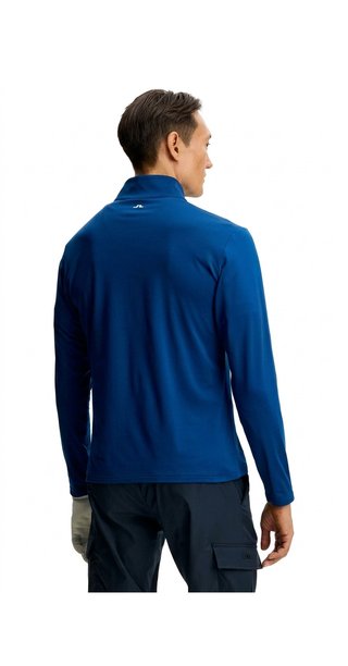 J.Lindeberg Keaton Quarter Zip Mid Layer Herren Midlayer, Estate Blue