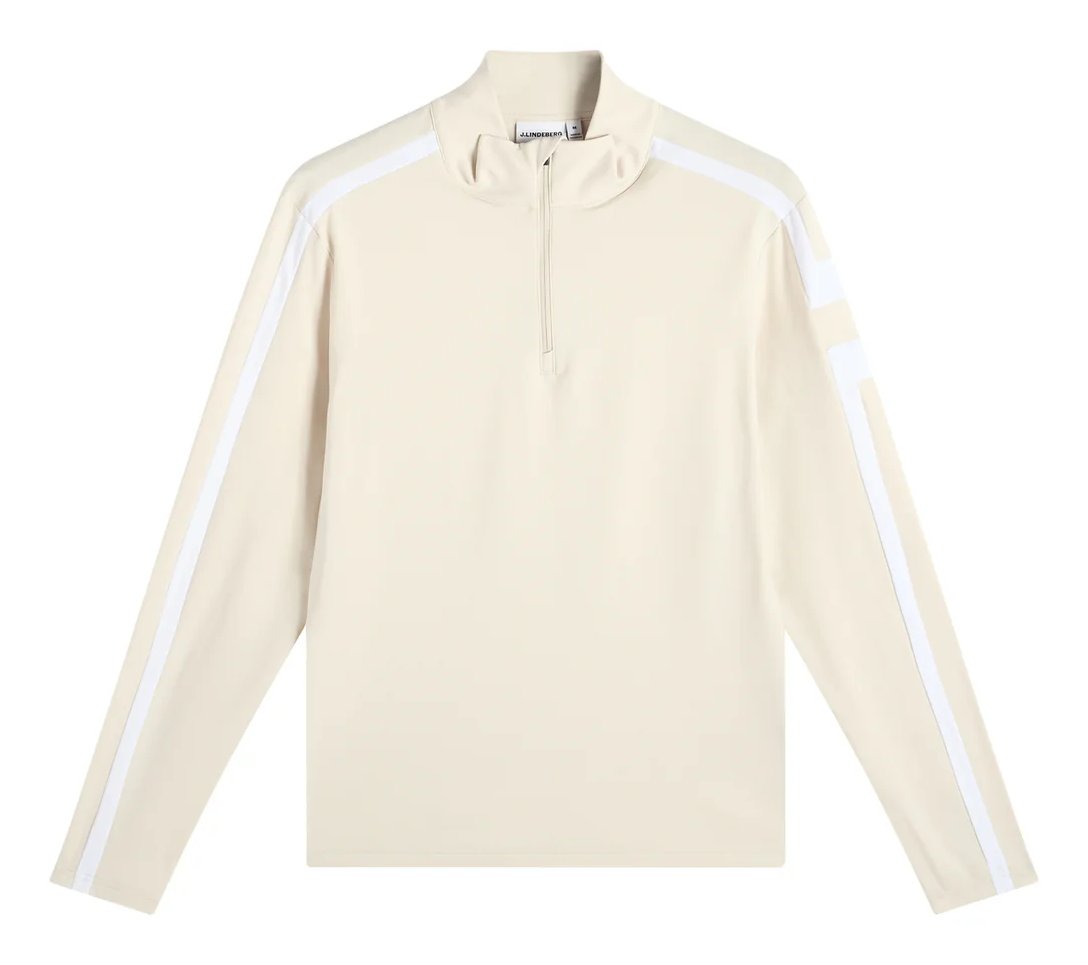 J.Lindeberg Keaton Quarter Zip Mid Layer Herren Midlayer, Moonbeam