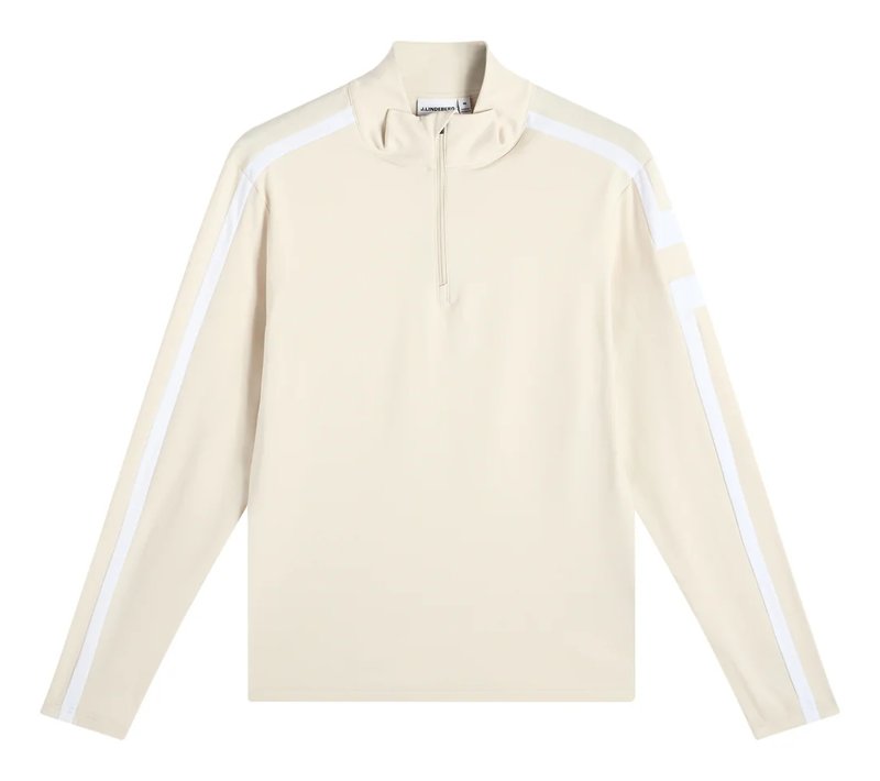 J.Lindeberg Keaton Quarter Zip Mid Layer Herren Midlayer, Moonbeam