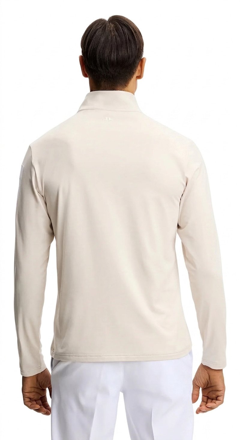J.Lindeberg Keaton Quarter Zip Mid Layer Herren Midlayer, Moonbeam