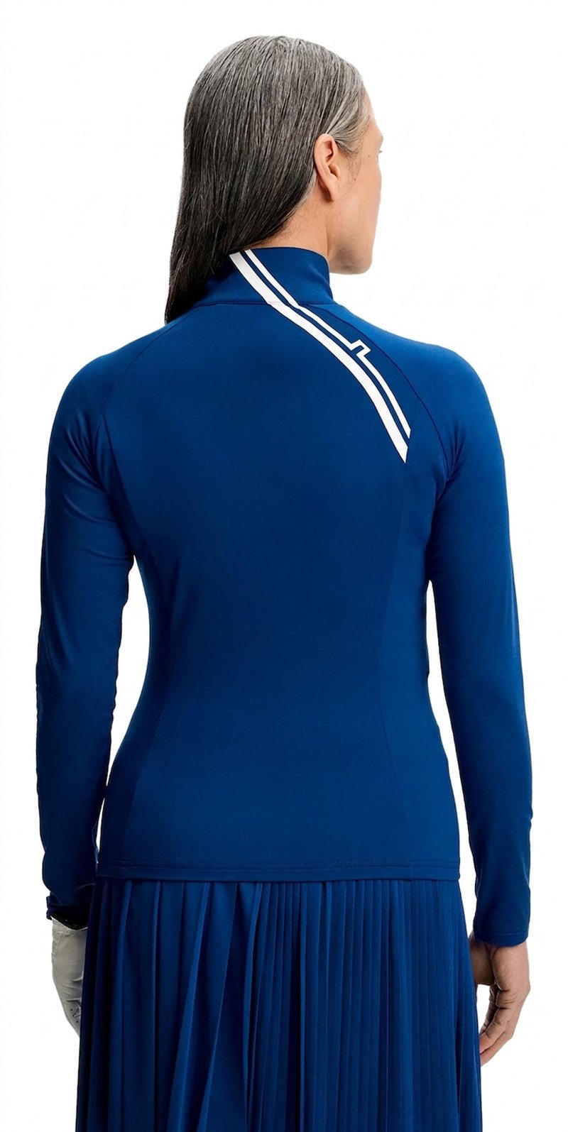 J.Lindeberg Nadu Quarter Zip Damen Midlayer, Estate Blue