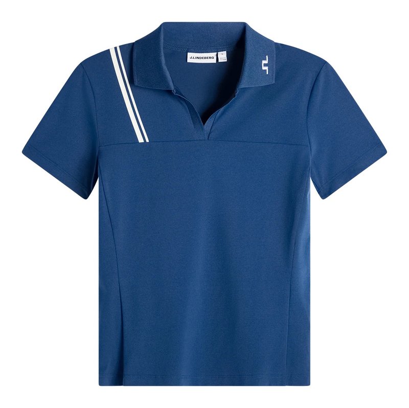 J.Lindeberg Melli Damen Polo, Estate Blue