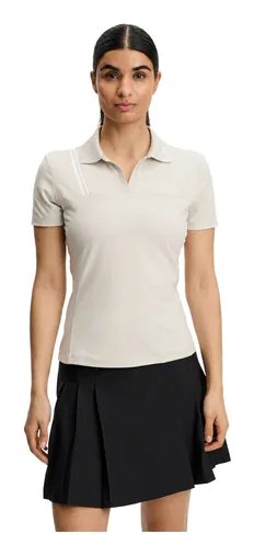 J.Lindeberg Melli Damen Polo, Moonbeam