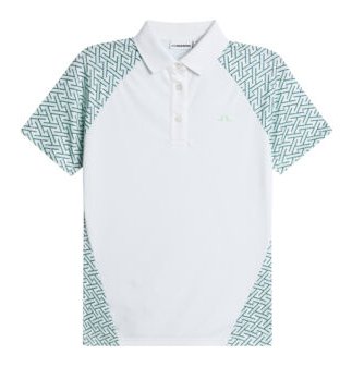 J.Lindeberg Chiara Polo Damen Poloshirt, Ladder White Bay