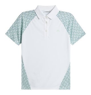 J.Lindeberg Chiara Polo Damen Poloshirt, Ladder White Bay