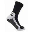 Ecco Tech Sporty Mid-Cut Socken, schwarz/weiß