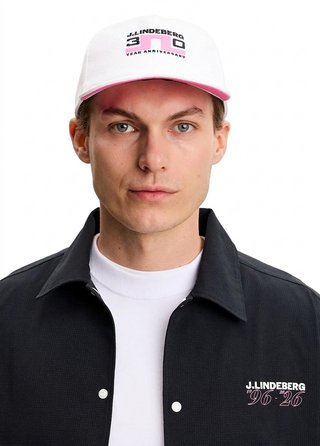 J.Lindeberg 30Y Cap, Weiß