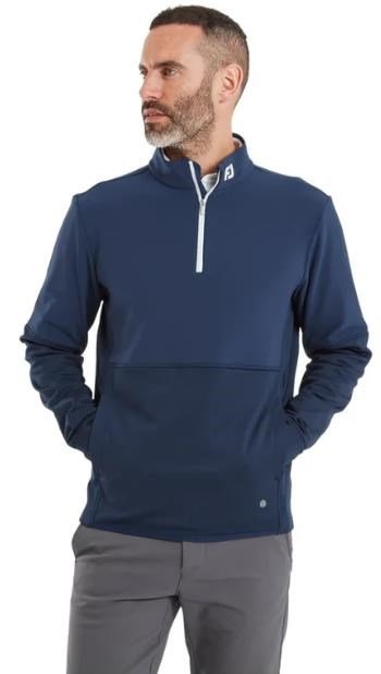 FootJoy ThermoSeries Hybrid Midlayer Herren Sweatshirt, Navy