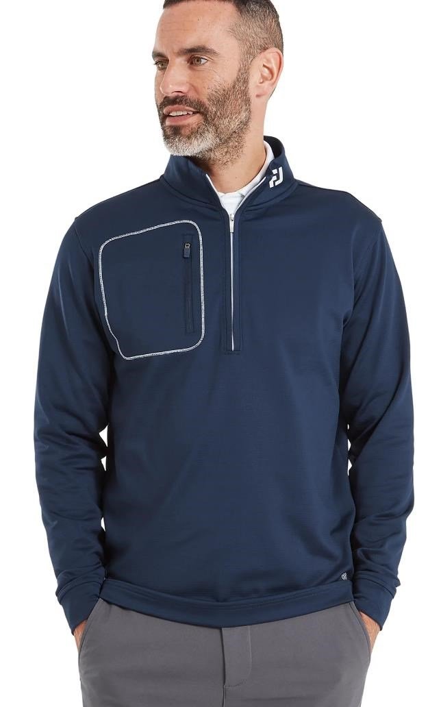 FootJoy TS Texture Herren Midlayer, Navy