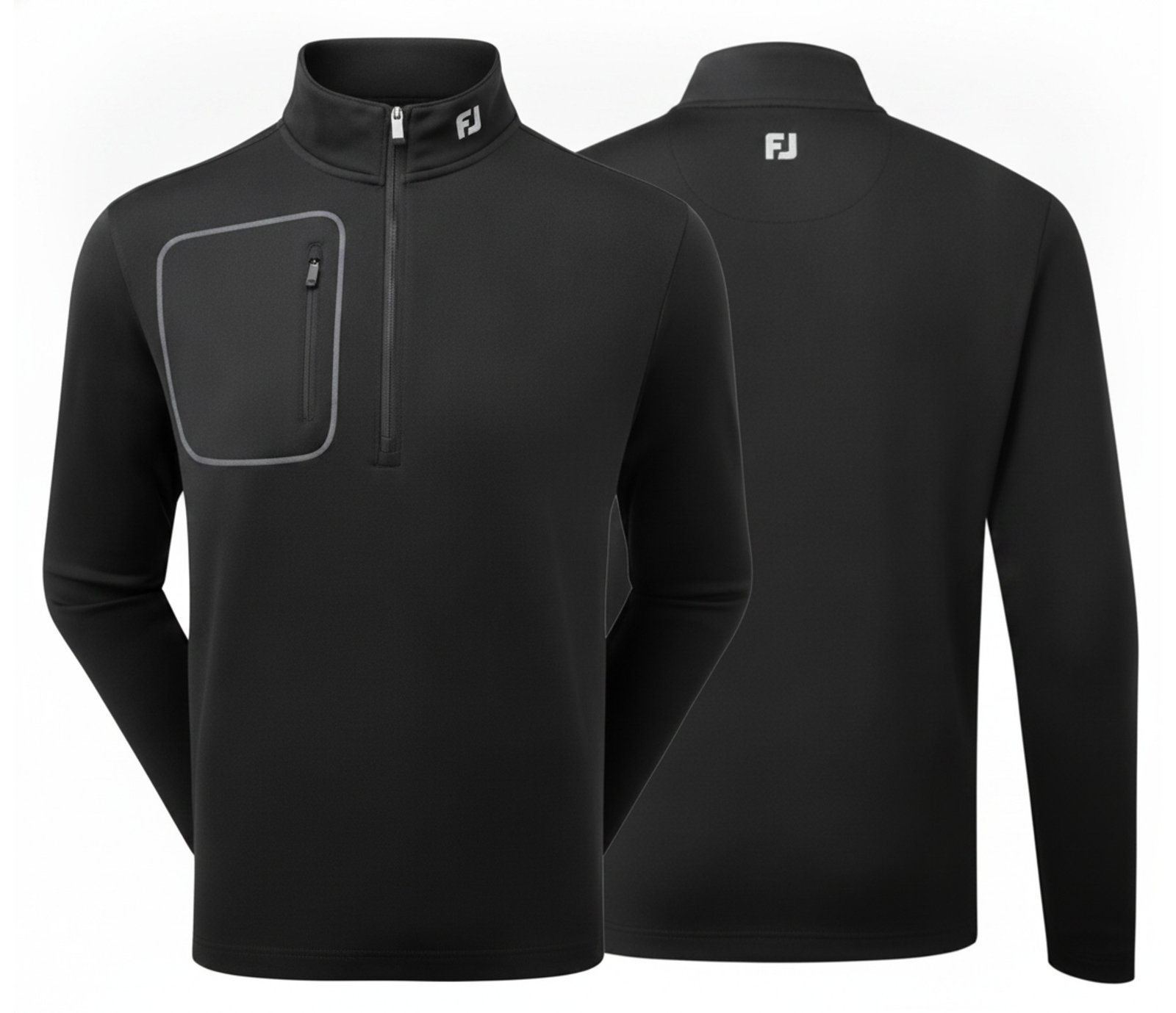 FootJoy ThermoSeries Texture Midlayer Herren Sweatshirt, schwarz