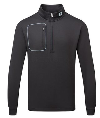 FootJoy ThermoSeries Texture Midlayer Herren Sweatshirt, schwarz