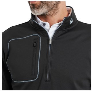 FootJoy ThermoSeries Texture Midlayer Herren Sweatshirt, schwarz