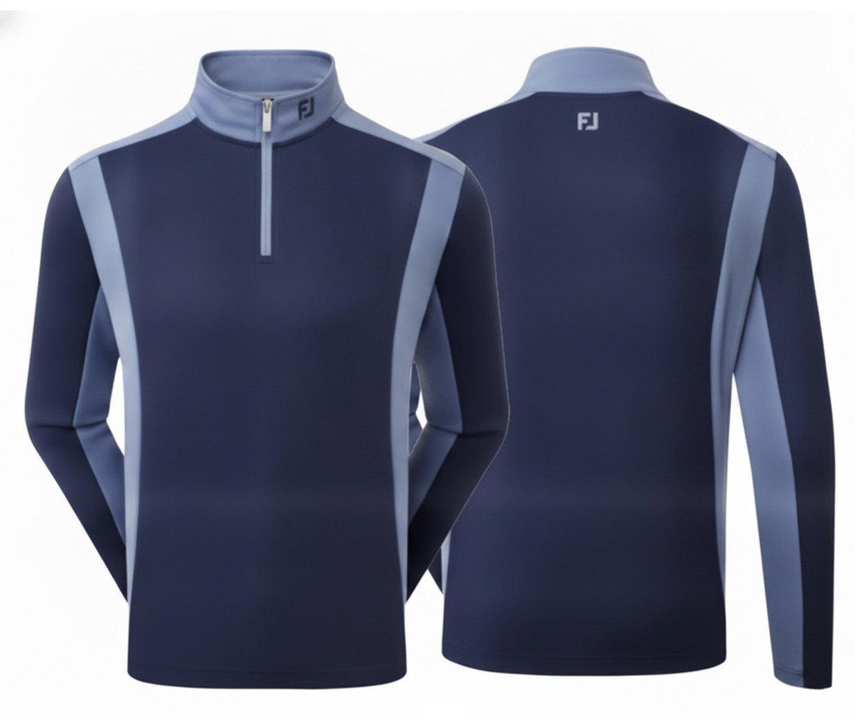 FootJoy ThermoSeries Blocked Herren Midlayer Sweatshirt, Navy/Midnight
