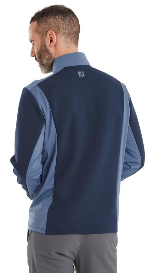 FootJoy ThermoSeries Blocked Herren Midlayer Sweatshirt, Navy/Midnight
