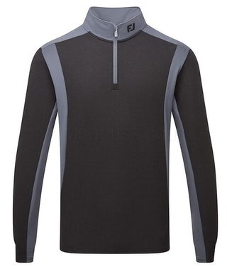 FootJoy ThermoSeries Blocked Midlayer Herren Sweatshirt, schwarz/anthrazit