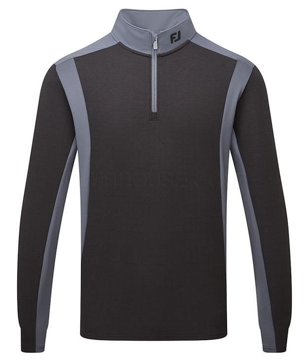 FootJoy ThermoSeries Blocked Midlayer Herren Sweatshirt, schwarz/anthrazit
