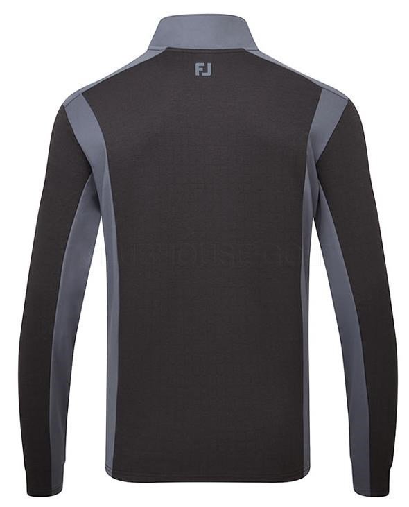 FootJoy ThermoSeries Blocked Midlayer Herren Sweatshirt, schwarz/anthrazit