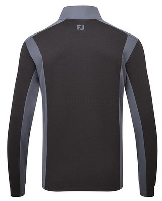 FootJoy ThermoSeries Blocked Midlayer Herren Sweatshirt, schwarz/anthrazit