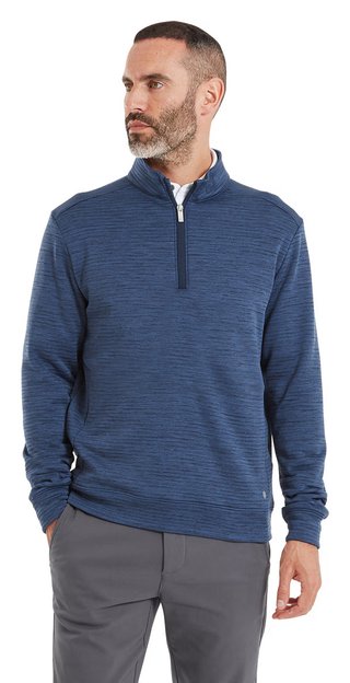FootJoy ThermoSeries Space Dye Midlayer Herren Sweatshirt, navy