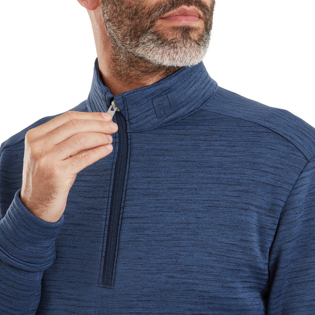 FootJoy ThermoSeries Space Dye Midlayer Herren Sweatshirt, navy